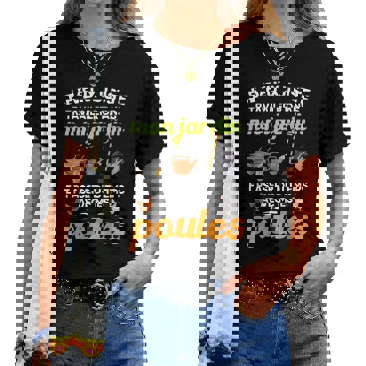 Generic Accro À Mes Poules Cadeau Jardinage Humour Sweat à Capuche Hoodies à Prix Pas Cher | Maroc