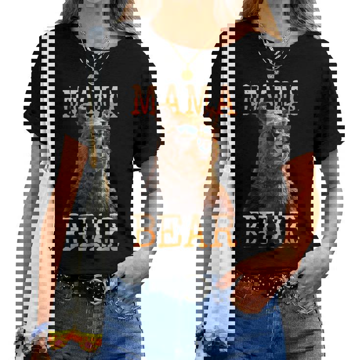 Mama Bearママベア ママベア 母の日 グリズリー ママベア レディースTシャツ