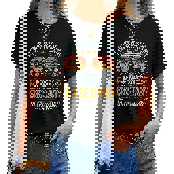 Matching Couples Cruise Candy Husband And Wife Cruise Women T-shirt