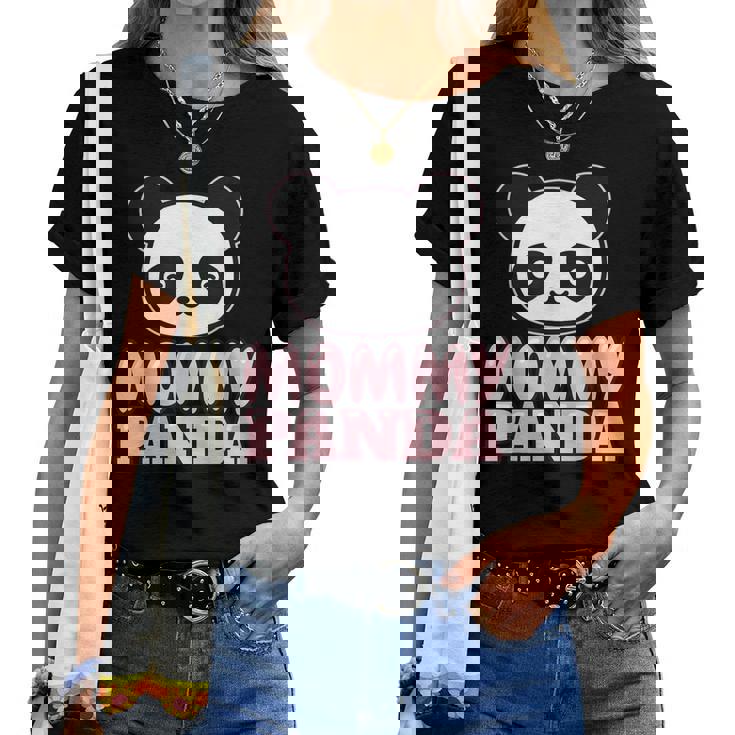 Mom Panda Bear Mother's Day Mommy Panda Women T-shirt