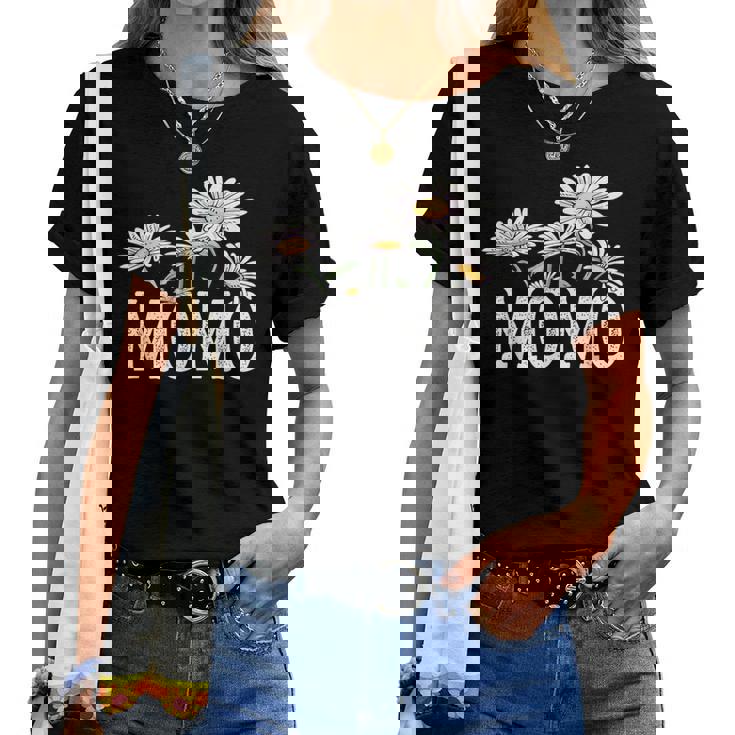 Momo Floral Chamomile Mother's Day Momo レディースTシャツ