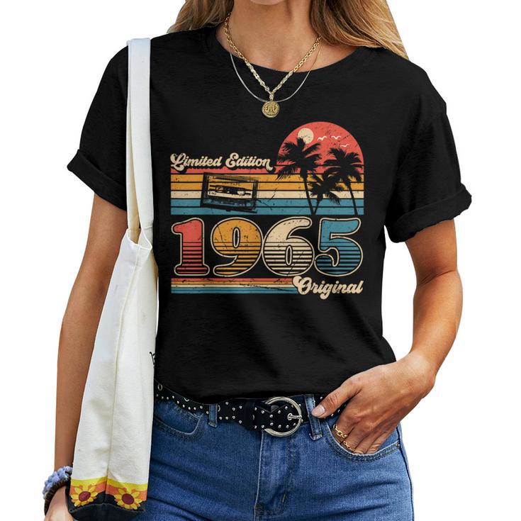T-shirt 60 Ans Anniversaire Vintage - Modèle Novembre 1965 - Pour Homme Et Femme - Cadeau Original Et Humoristique