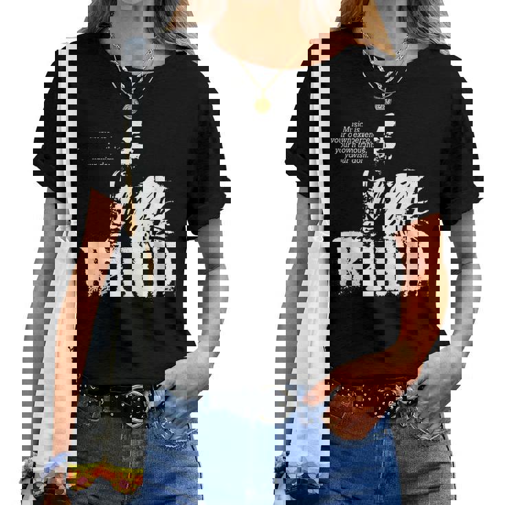 Parker Jazz Wisdomaxophonist Musician 1色 レディースTシャツ