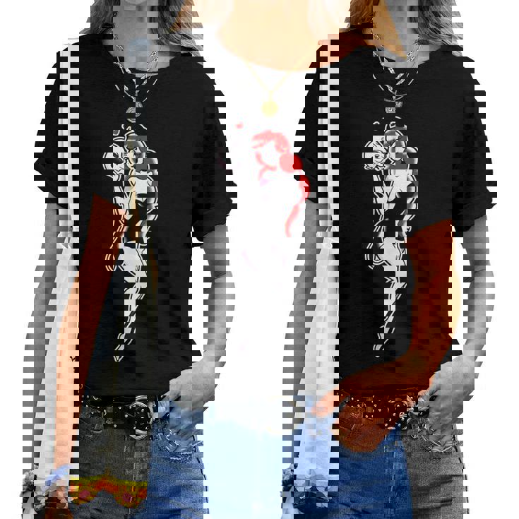 Pretty Girl Devil ピンナップガール トラディショナルフラッシュ レディースTシャツ