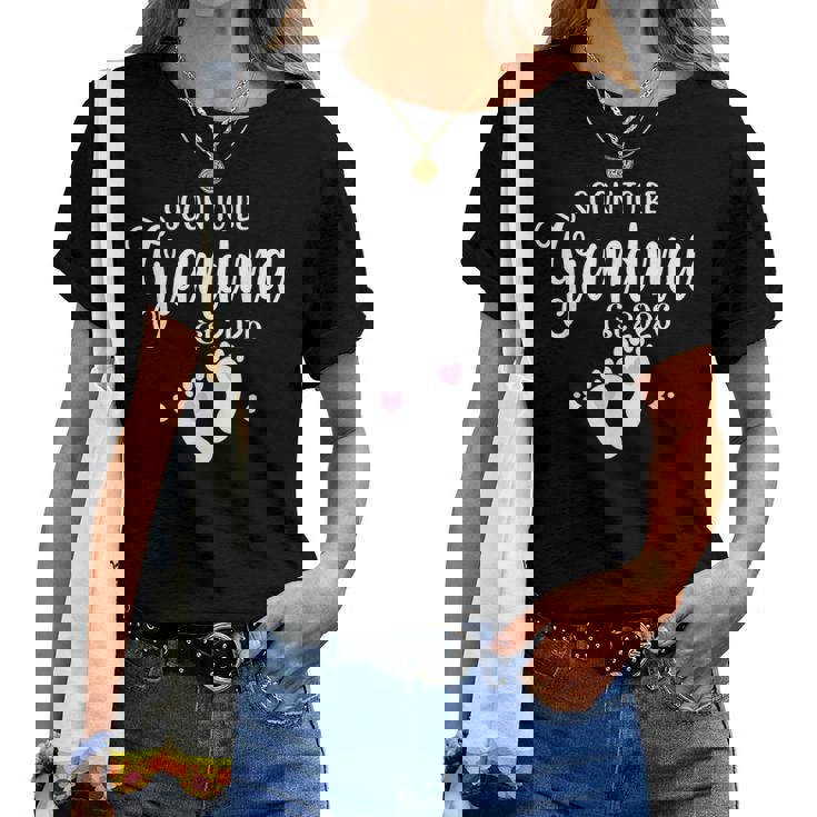 Soon To Be Grandma Est2026 Baby Grandma レディースTシャツ