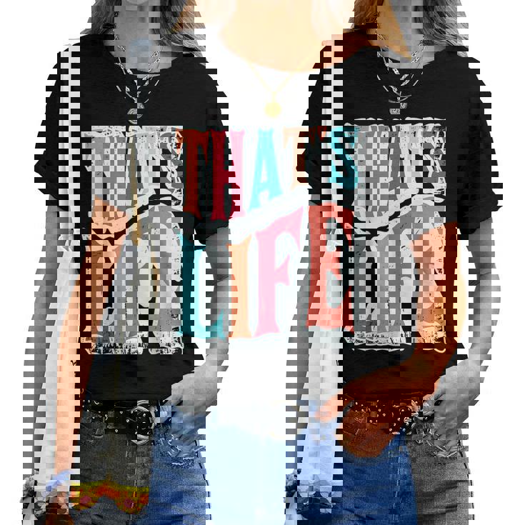 That Is Life Retro Groovyintage レディースTシャツ