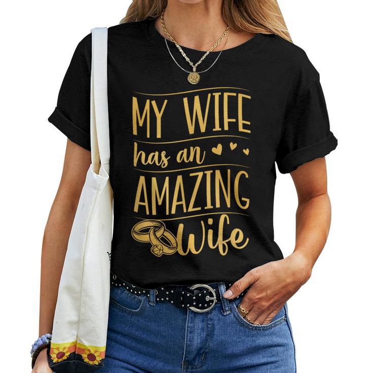 My Wife Has An Amazing Wife Couple Lesbian Wife Maglietta da donna