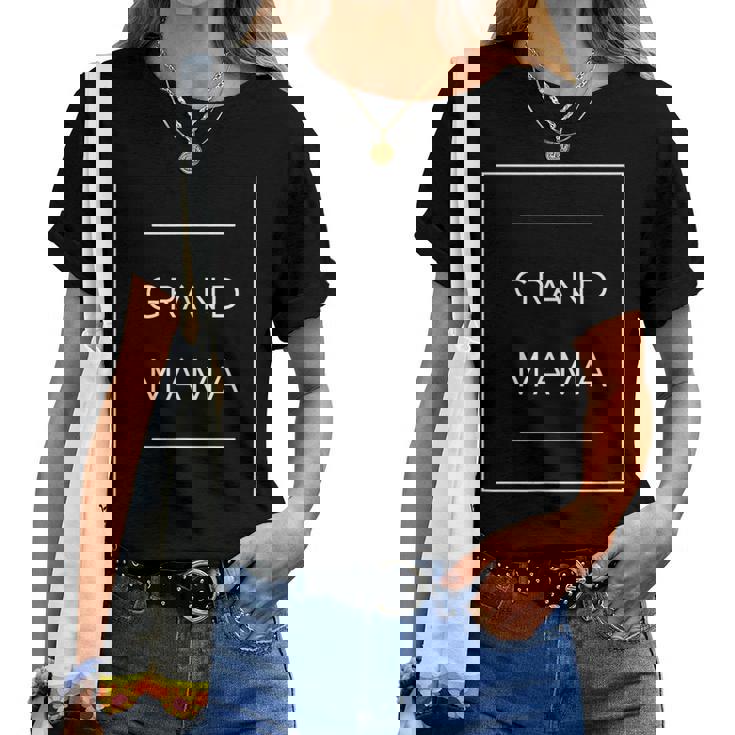 おばあちゃん、グランドママへのサプライズ妊娠発表ギフト レディースTシャツ