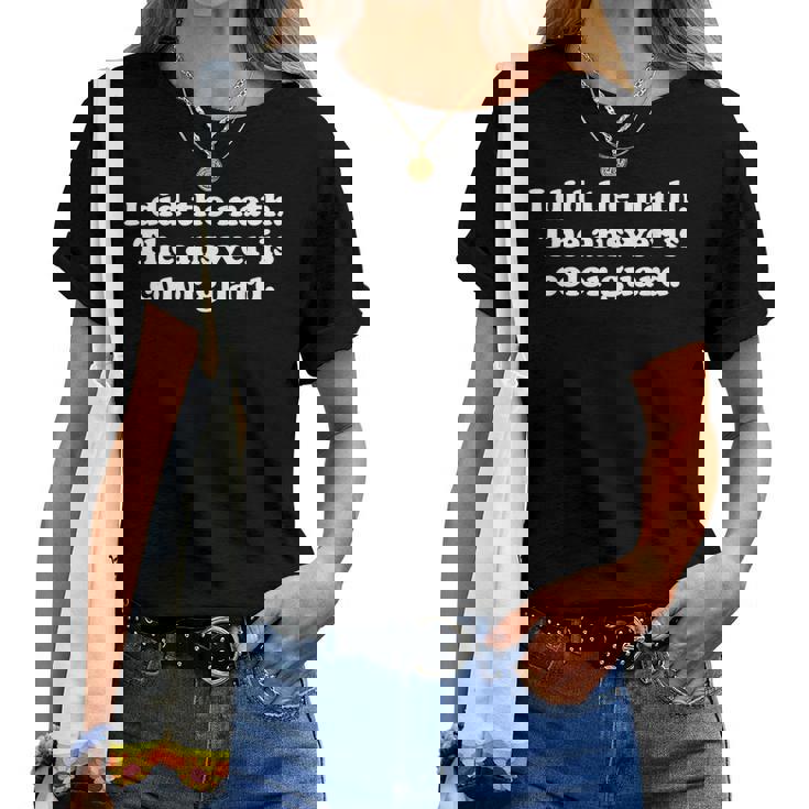 おもしろカラーガード 女の子 男の子 男性 女性 レディースTシャツ