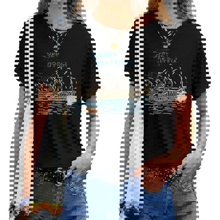 オーストラリアシドニーシティお土産ギフト 男性 女性 レディースTシャツ