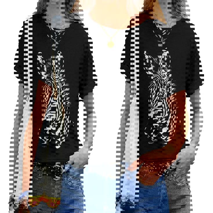 グラフィック ワイルド ゼブラ グラフィック メンズ レディース 男の子 女の子 レディースTシャツ