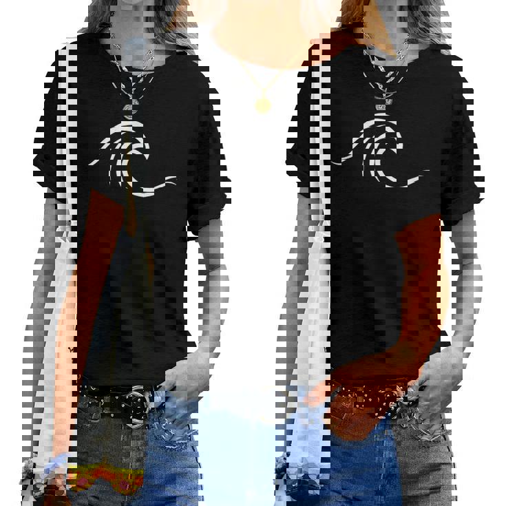 サーファーの波のサーファーの男の子の女の子のためのサーフ服 レディースTシャツ