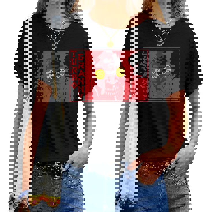 ターボおばあちゃん レディースTシャツ