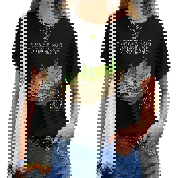 テクトニックプレートorry My Fault Teacher レディースTシャツ