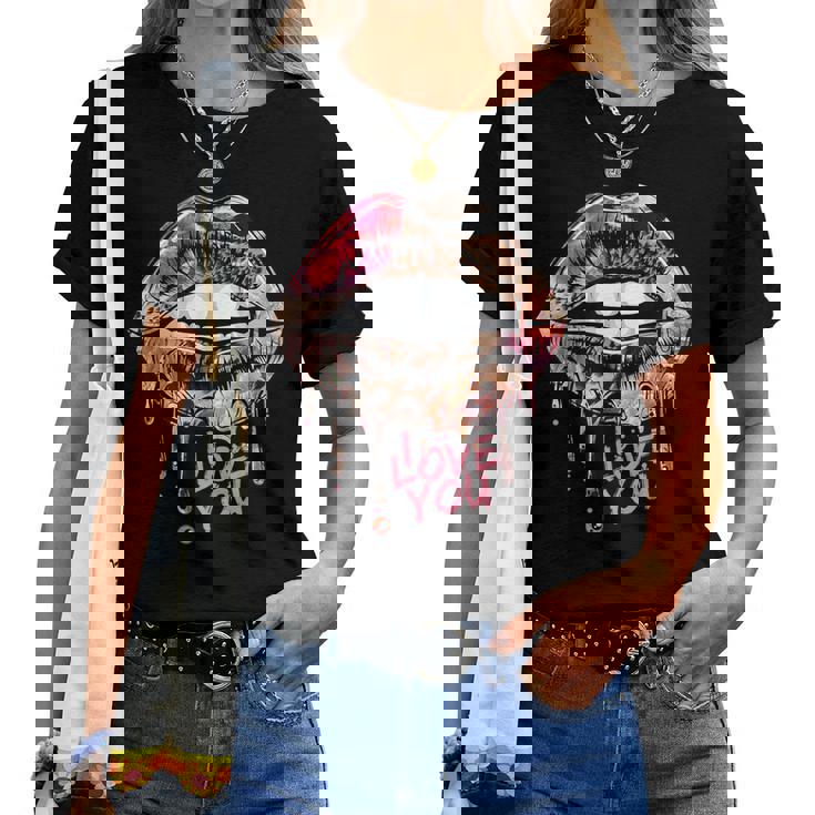 ヒョウ柄 チーター柄 アニマルリップ 花柄 セクシー ヒョウ柄 レディースTシャツ