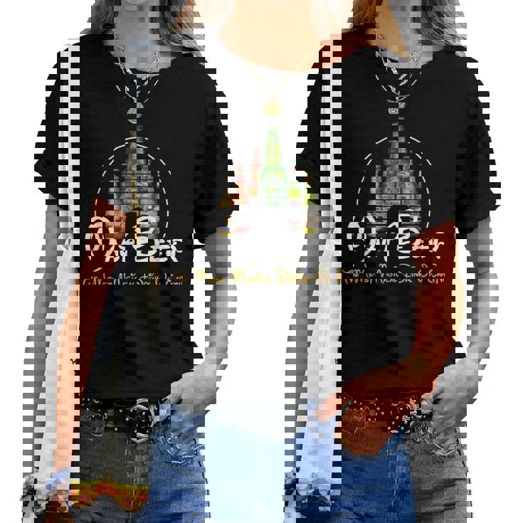 モルトビールパロディー Malt Beer Most Magical Drink On Earth レディースTシャツ