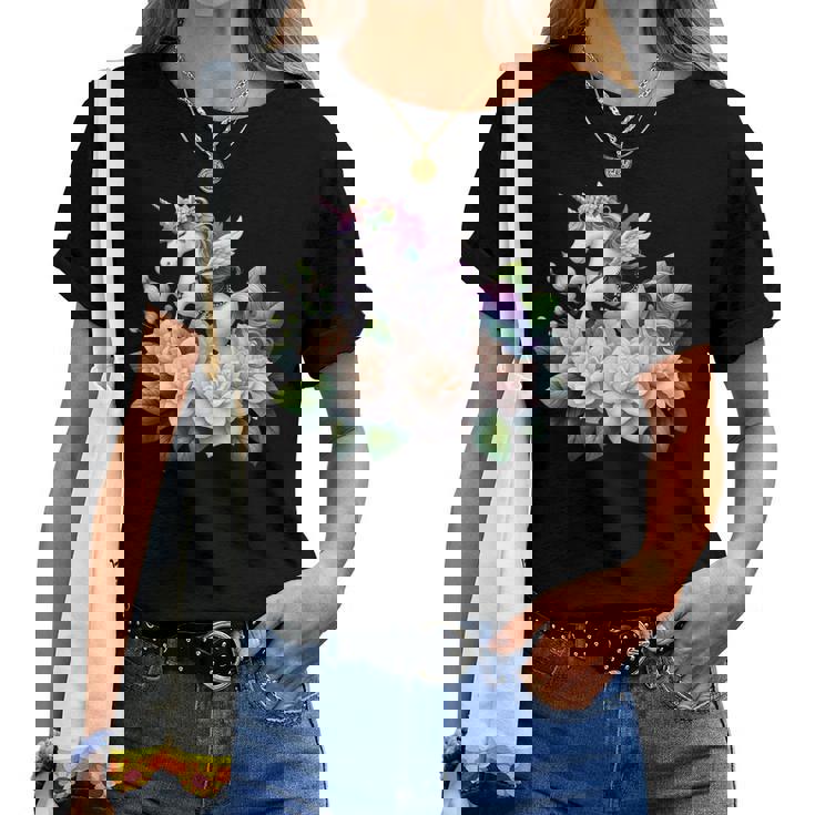 ユニコーン ライディング クチナシ 男の子 女の子 男性 女性 キッズ 大人 レディースTシャツ