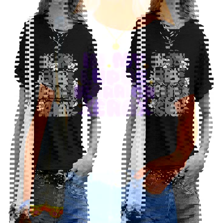 ループス・アウェアネス Lupus Warrior Era Wear Purple Ribbon Groovy レディースTシャツ