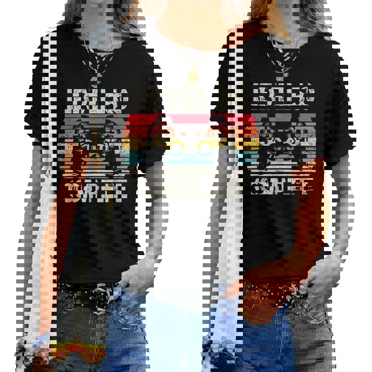 レトロ ゲーム レベル50 コンプリート 誕生日 ギフト 50歳の誕生日プレゼント女性男性ヴィンテージ レディースTシャツ