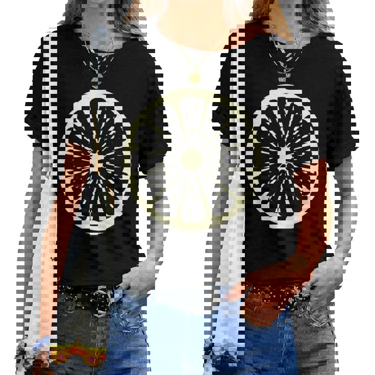 レモン、コスチューム、フルーツ、コスチューム、女性、男性、子供 レディースTシャツ