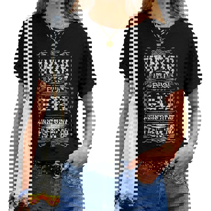 ヴィンテージ 1963 ギフト 男性 女性 長寿祝い 1963年生まれ ユニークな誕生日プレゼント レディースTシャツ