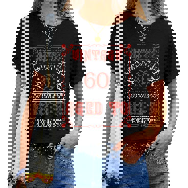 ヴィンテージ 1965 還暦祝い ギフト 男性 女性 60歳 レディースTシャツ