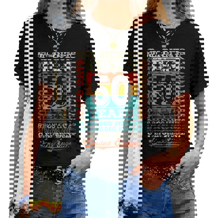 ヴィンテージ 1975 ギフト 男性 女性 長寿祝い 1975年生まれ 還暦祝い ユニークな誕生日プレゼント レディースTシャツ