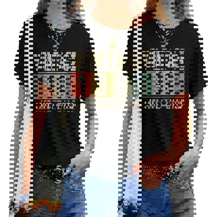 ヴィンテージ 1985 40歳の誕生日プレゼント 男性 女性 40歳 レディースTシャツ