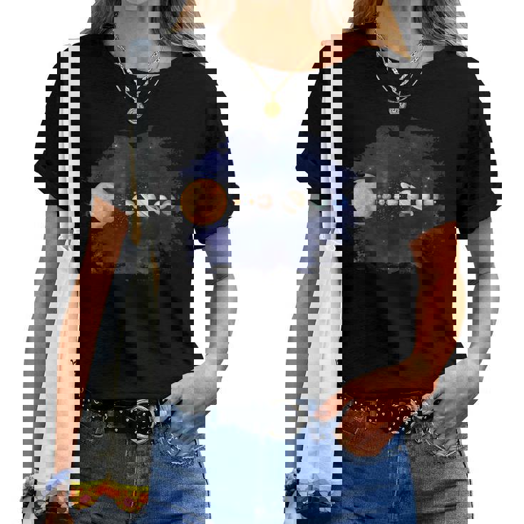 太陽系惑星 科学宇宙ファン 男の子 女の子tem キッズ レディースTシャツ