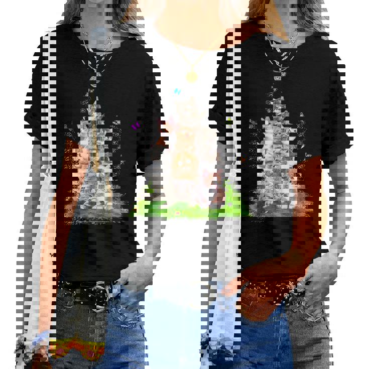 子猫好き 猫好き かわいい猫 レディース かわいい 子猫 男性 女性 レディースTシャツ