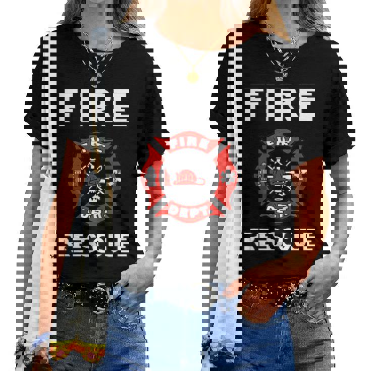 消防士 消防士 キッズ ユース 大人 男の子 女の子 レディースTシャツ