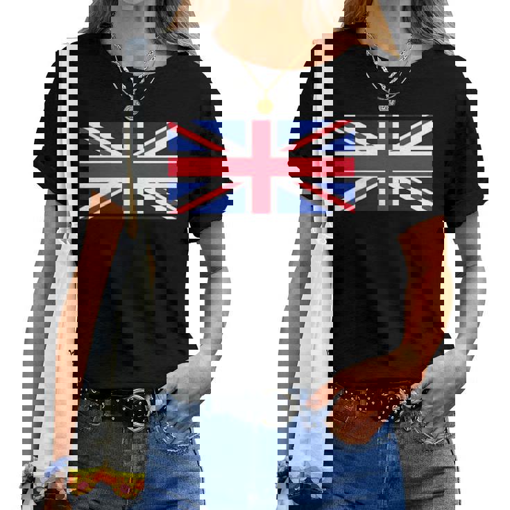 素晴 イギリス国旗 British Flag ユニオンジャック 旗 男性用、女性用 レディースTシャツ