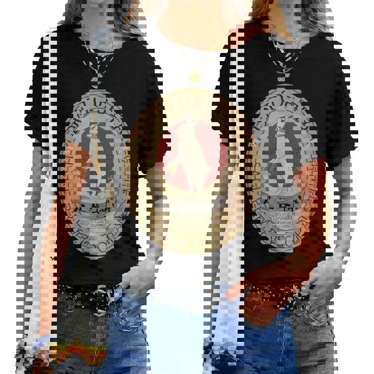 脱兎ビール うさぎ ウサギ 兎 Beer 麦酒 ラベル レトロ 昭和 瓶ビール メンズ レディース キッズ グッズ レディースTシャツ