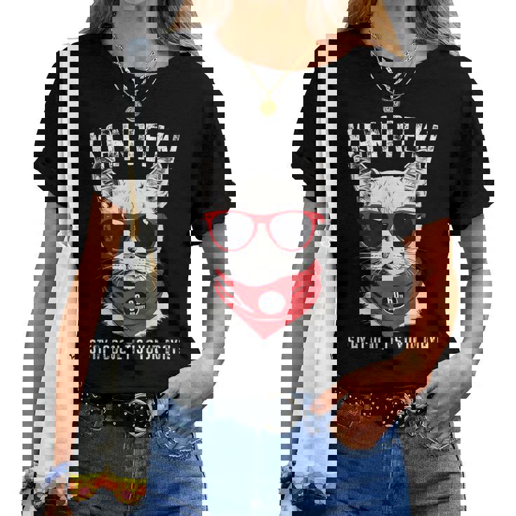 還暦祝い ねこ サングラス 父 男性 女性 母 猫好き 還暦 お祝い 60歳 おもしろ おもろい かっこいい レディースTシャツ