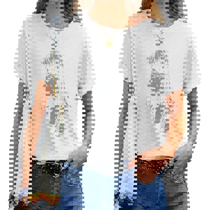 Anime Horror Girl Aestheticoft Grunge Waifu Japanese Otaku 長袖tシャツ レディースTシャツ