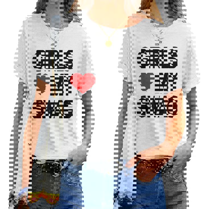 Girls Love Mywagaying Girls Love Mywagの引用 レディースTシャツ