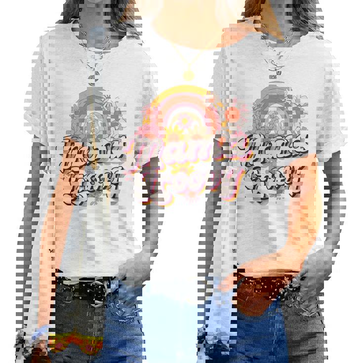 Groovy Best Mom Ever Best 母の日 長袖tシャツ レディースTシャツ