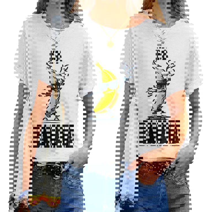 I'm A Banana シャツ かわいい 面白い バナナ コスチューム メンズ レディース キッズ レディースTシャツ