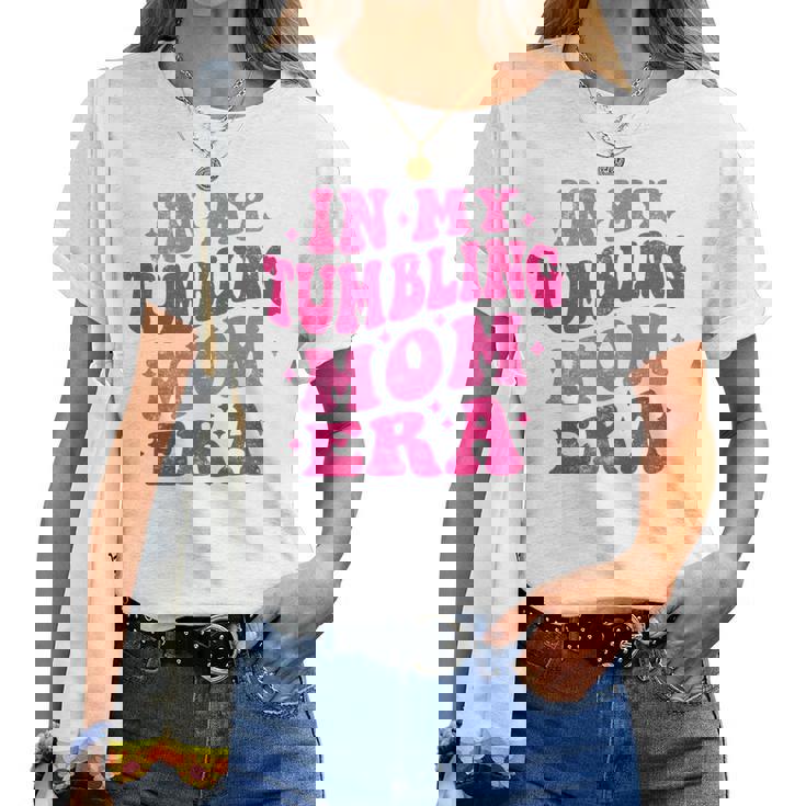 In My Tumbling Mom Era Tumbling Mom Lovers 母の日 長袖tシャツ レディースTシャツ