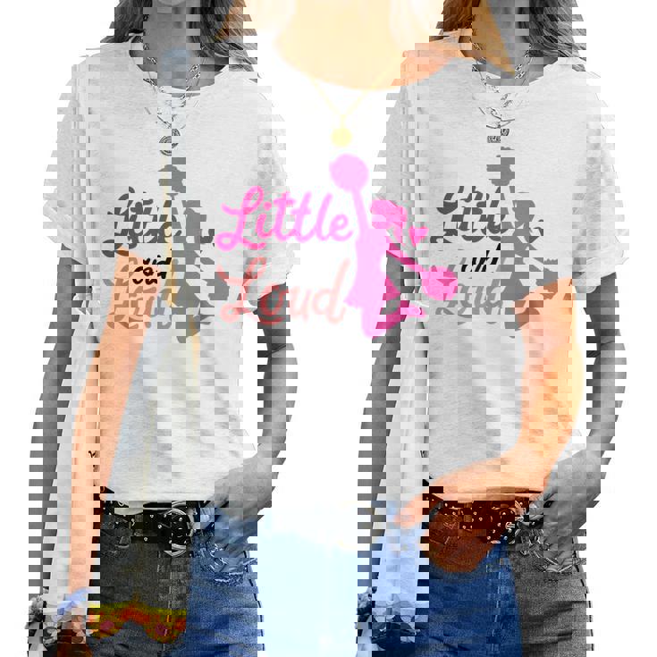 Little And Loud チアリーダー コスチューム チアリーディング 女の子 レディースTシャツ