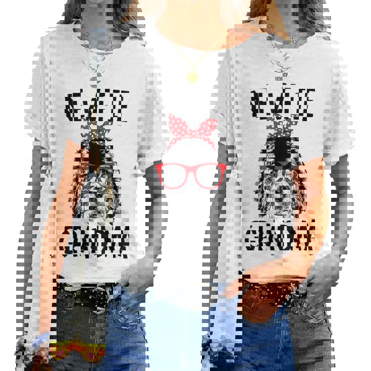 Newfie Grandma Newfoundland Dog Nana Mother's Day Women T-shirt