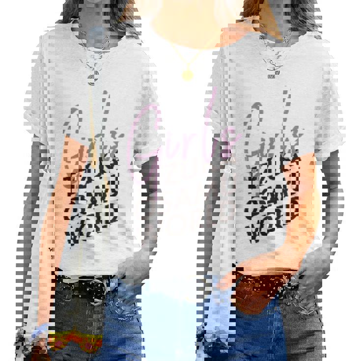 W3 Girlsボッコ Ctezuka Productions レディースTシャツ