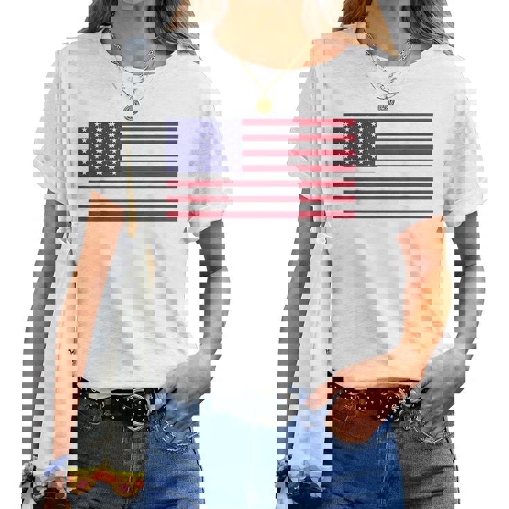 アメリカの国旗 アメリカの愛国心 アメリカの男性 女性 子供 アメリカの国旗 レディースTシャツ