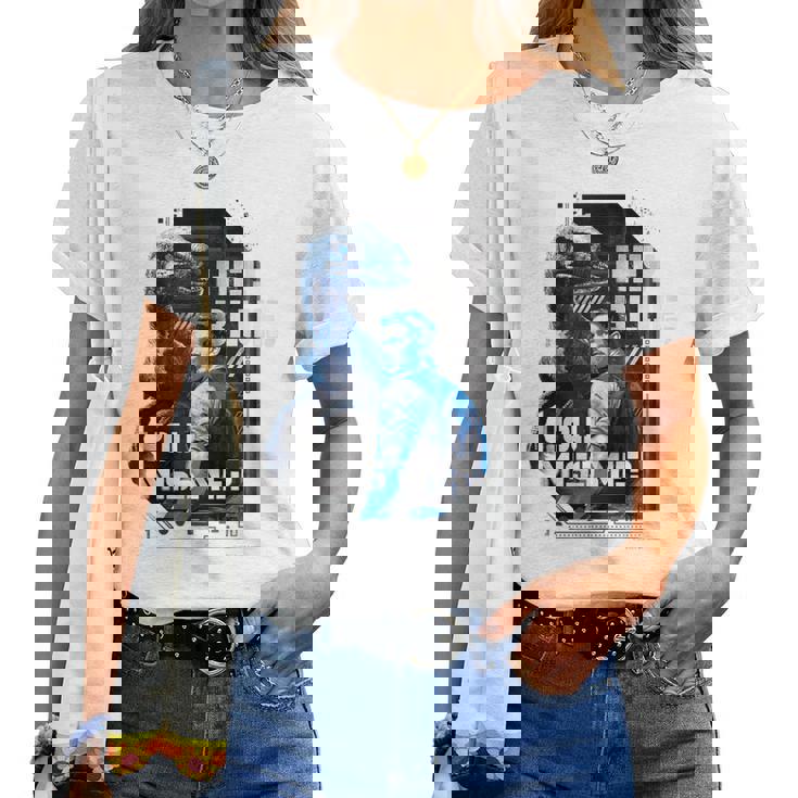 ジュラシック・ワールド Hey Blue You Miss Me レディースTシャツ