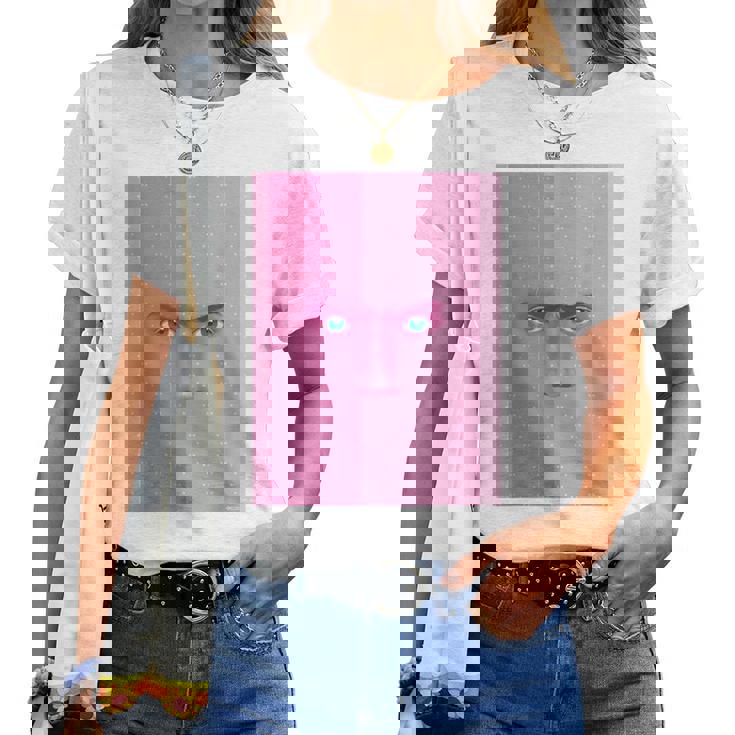 ドリミ4周年記念 壁（花房 柳） レディースTシャツ