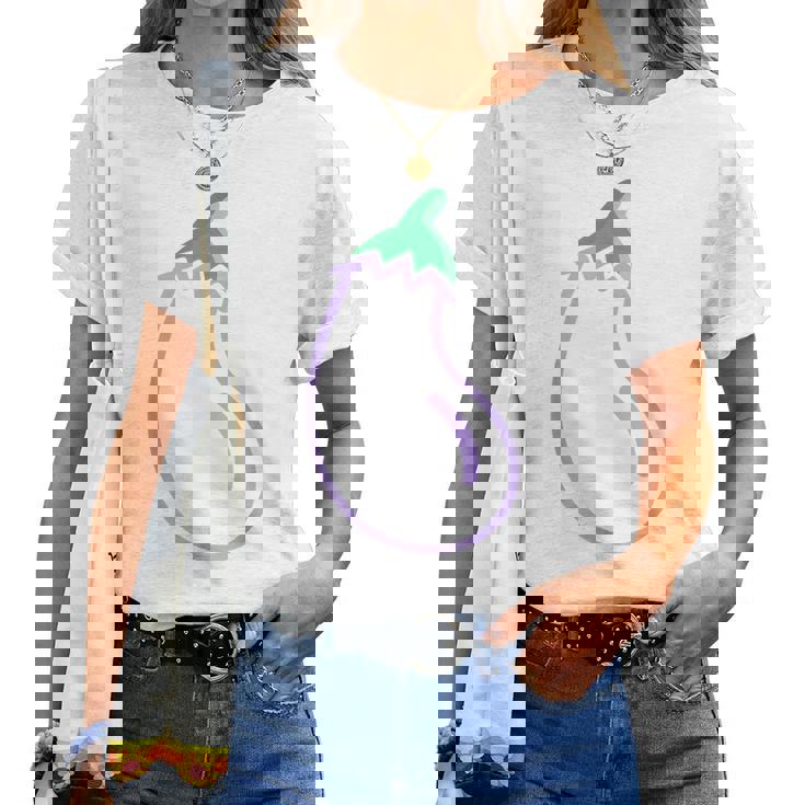 ナス 衣装 野菜 ビーガン 大人 女性 男性 子供 レディースTシャツ