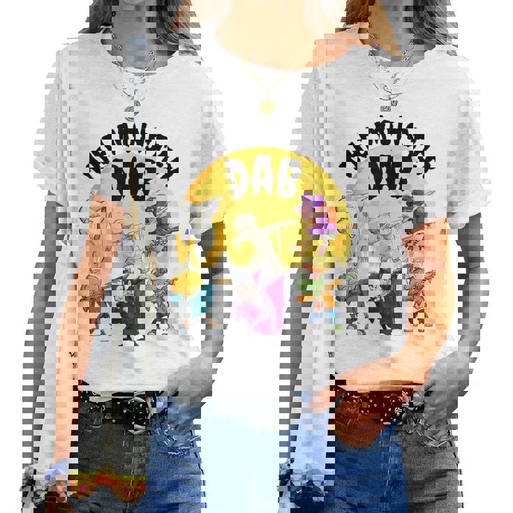 ハロウィン ダビングゾンビ 魔女と怪獣 男の子 女の子 キッズ レディースTシャツ