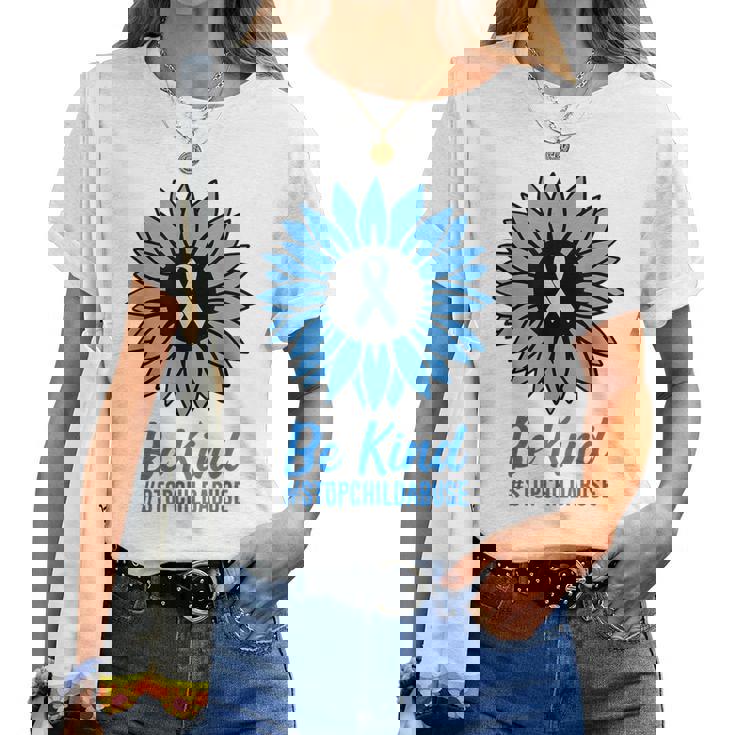 児童虐待防止 2025 Be Kind メンズ レディース キッズ レディースTシャツ