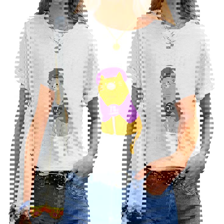 古希祝い 猫 ねこ ちゃんちゃんこ 男性 女性 猫好き 70歳 Cat Days Best Days レディースTシャツ