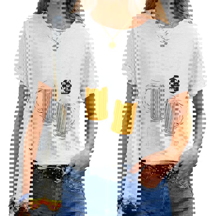 米寿祝い ビール好き 酒好き レトロ 父 母 男性 女性 88歳お祝い Cheers To Embracing Life レディースTシャツ